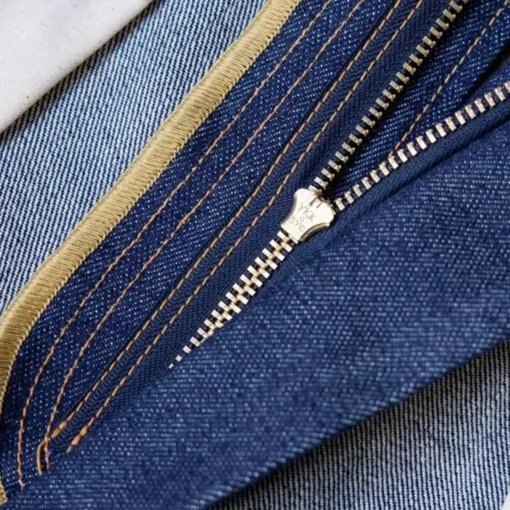 14oz dragon-lining selvedge jeans for men