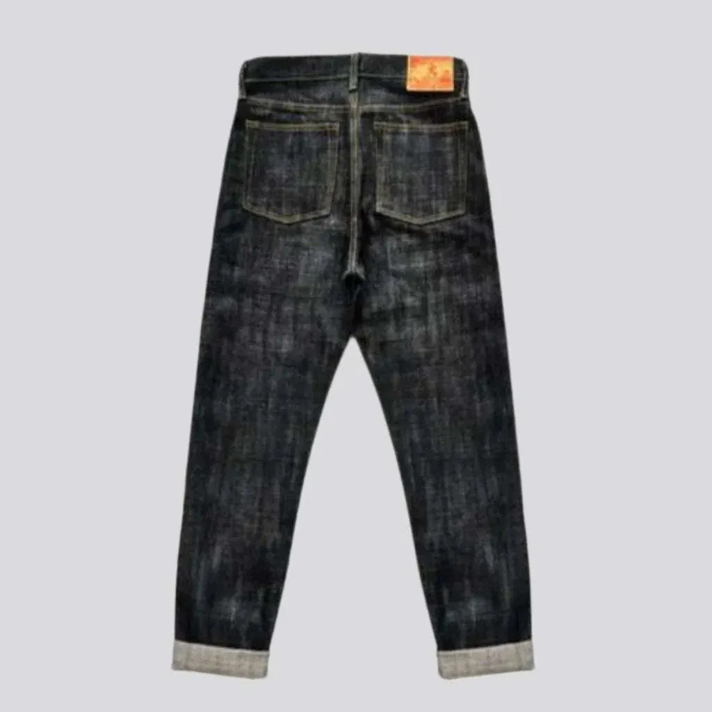 16.5oz tapered men's selvedge jeans