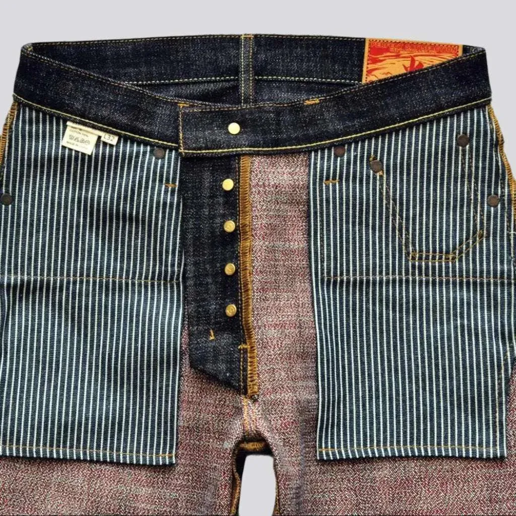 16.5oz tapered men's selvedge jeans