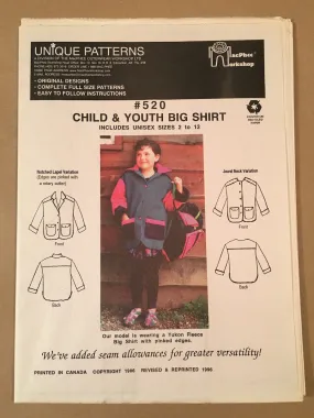 #520 BIG SHIRT - CHILD & YOUTH