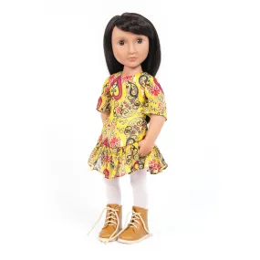 A Girl for All Time Nisha, Your Modern Girl 16 inch British girl doll