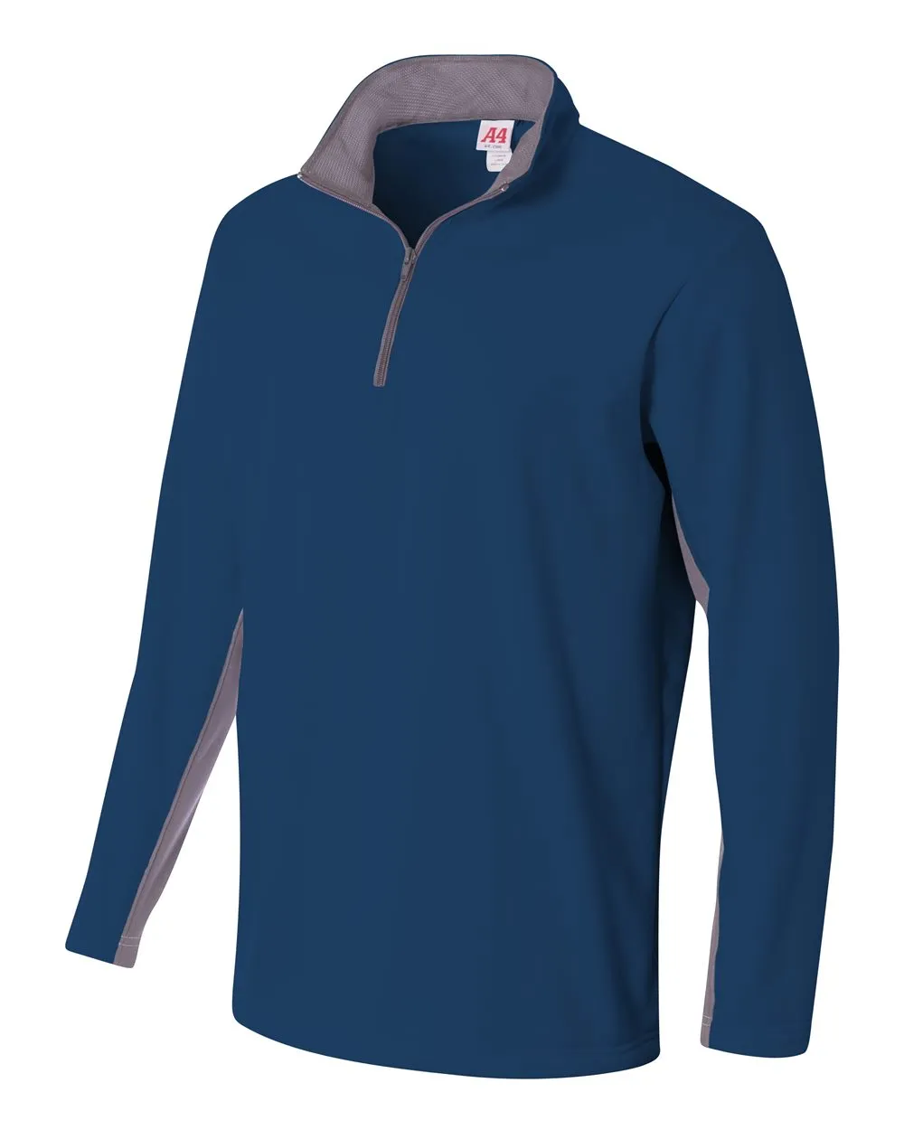 A4 1/4 Zip Color Block Fleece Jacket