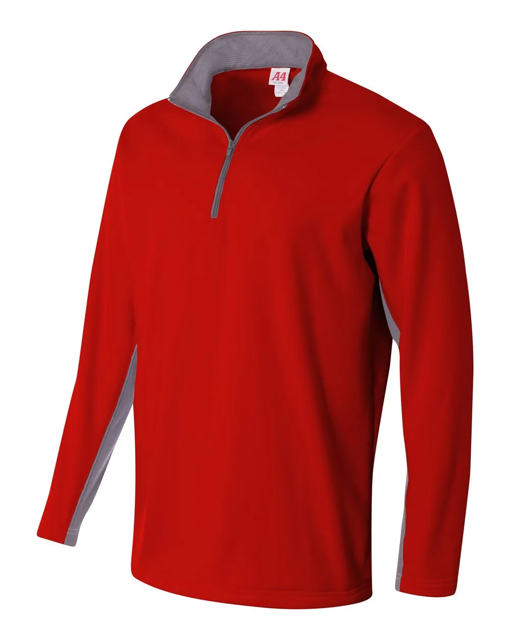 A4 1/4 Zip Color Block Fleece Jacket