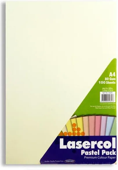 A4 Coloured Paper 100 Sheets - Pastel