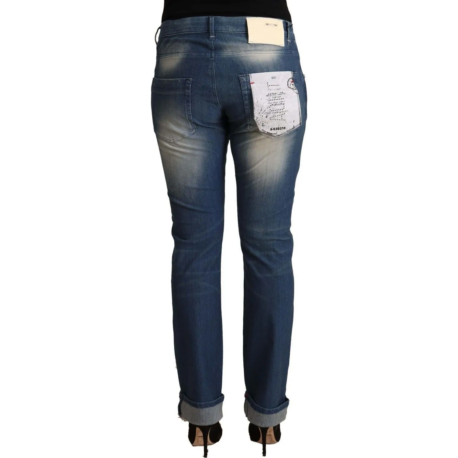 Acht Chic Mid Waist Skinny Denim Jeans