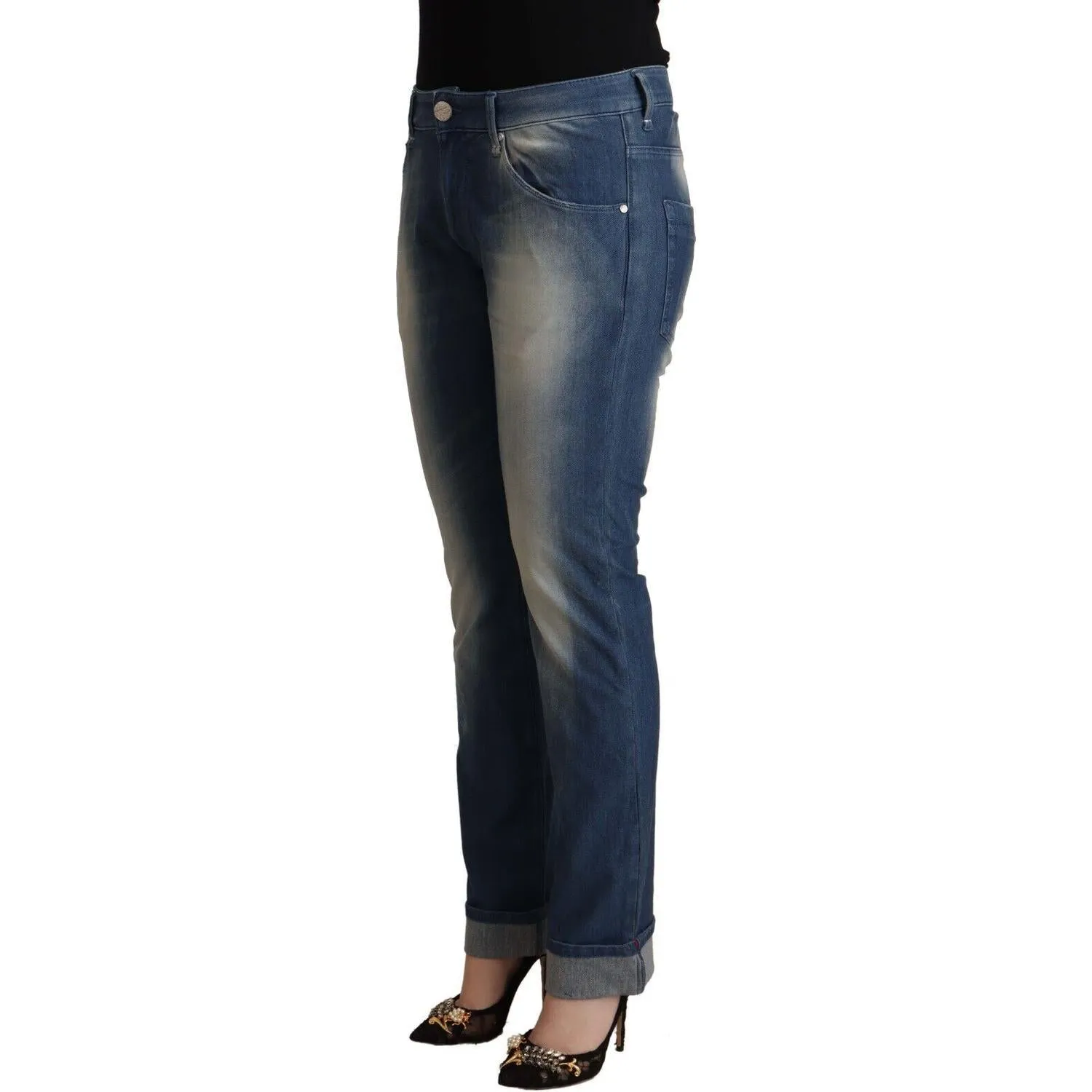 Acht Chic Mid Waist Skinny Denim Jeans