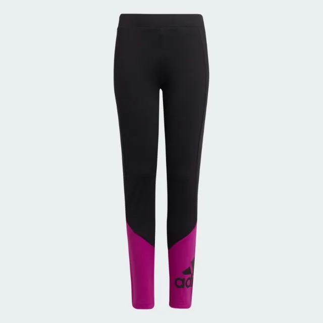 Adidas Designed 2 Move Gs-Girls Lifestyle Tight Black/Fushia