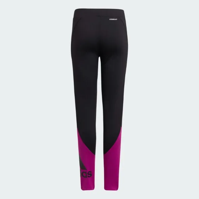 Adidas Designed 2 Move Gs-Girls Lifestyle Tight Black/Fushia