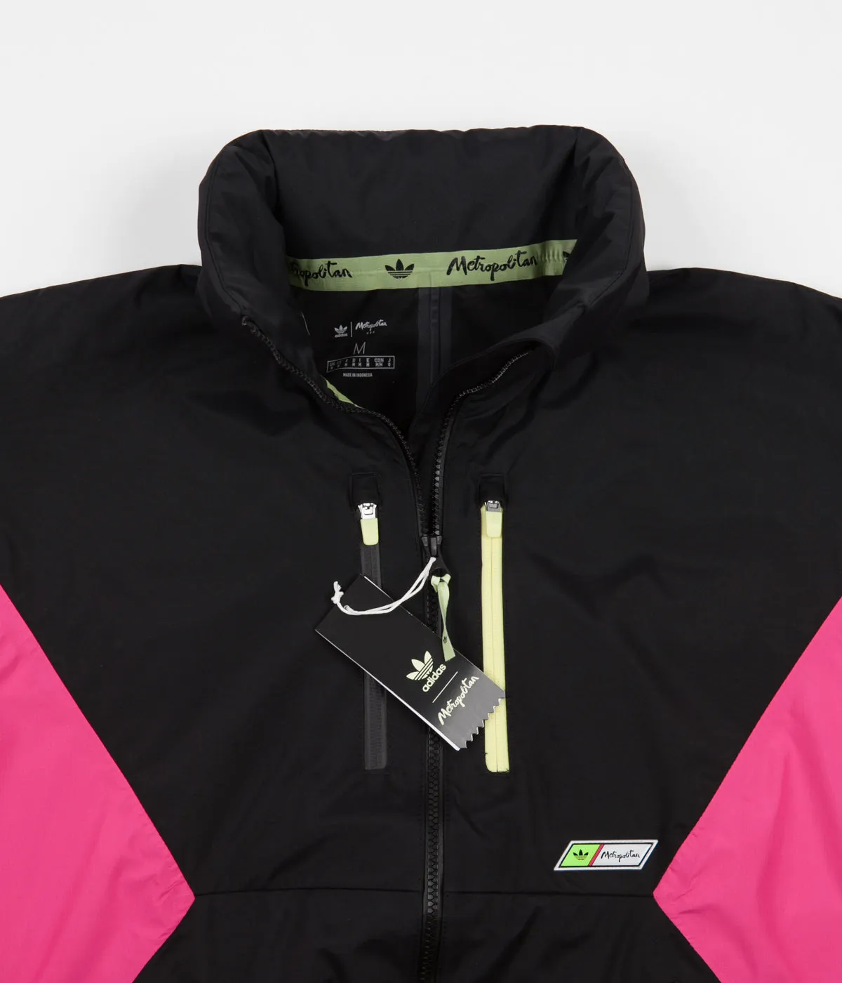 Adidas x Metropolitan Jacket - Black / Real Magenta / Yellow Tint