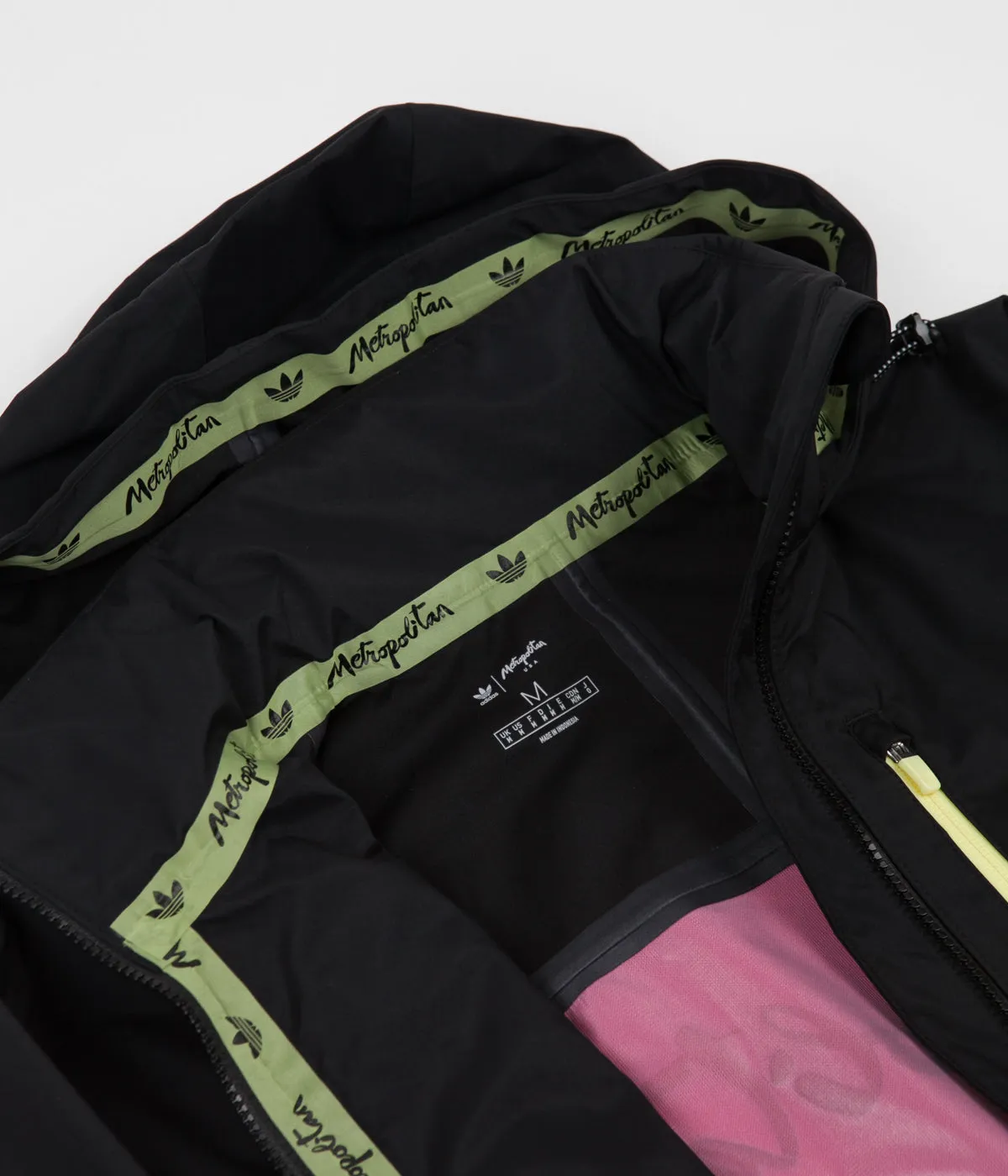 Adidas x Metropolitan Jacket - Black / Real Magenta / Yellow Tint