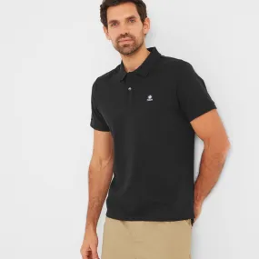 Aketon Mens Polo Shirt - Black