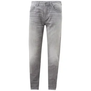 Armani Exchange Sleek Gray Cotton Denim Essentials