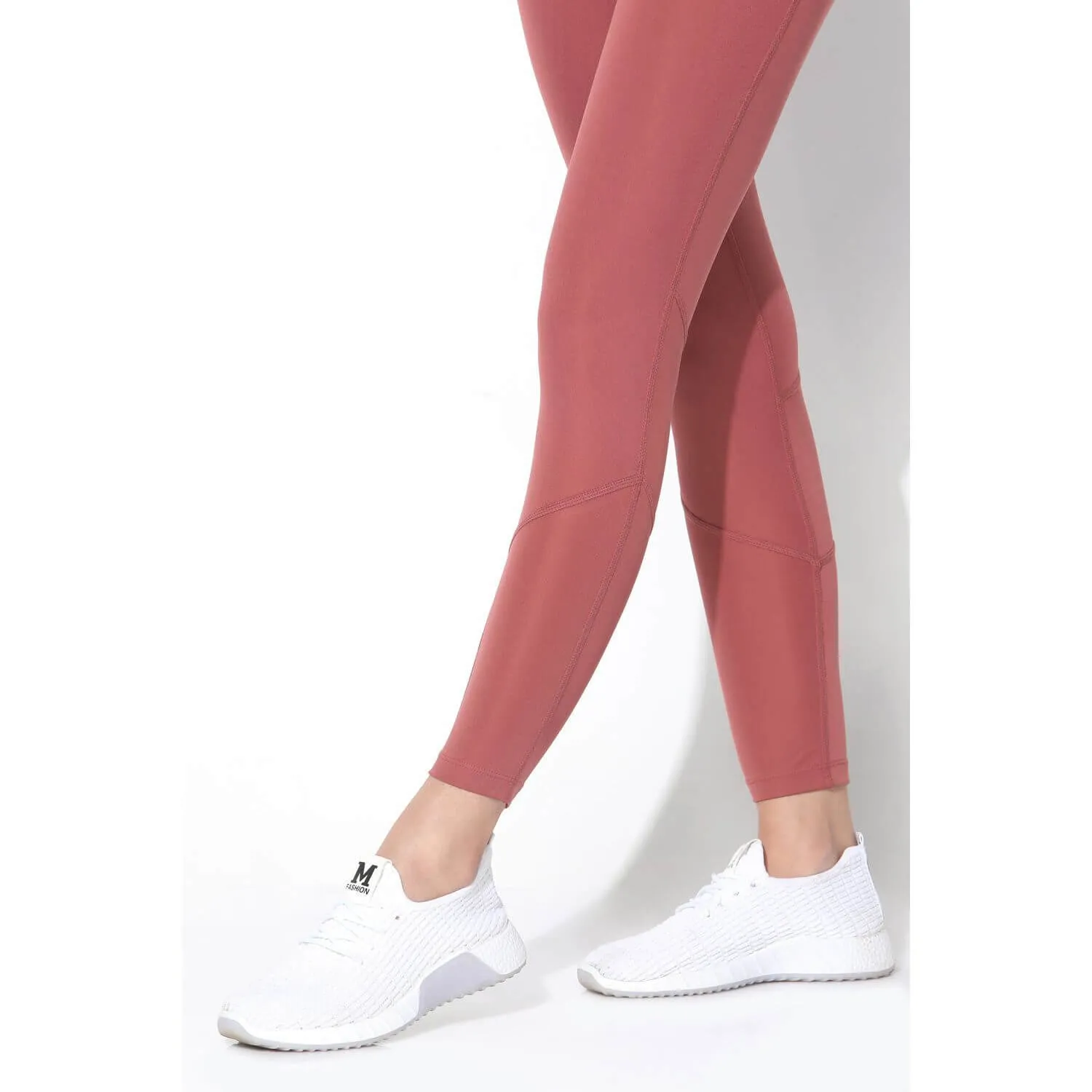 Ath Perform 7/8 High Waist Leggings Marsala