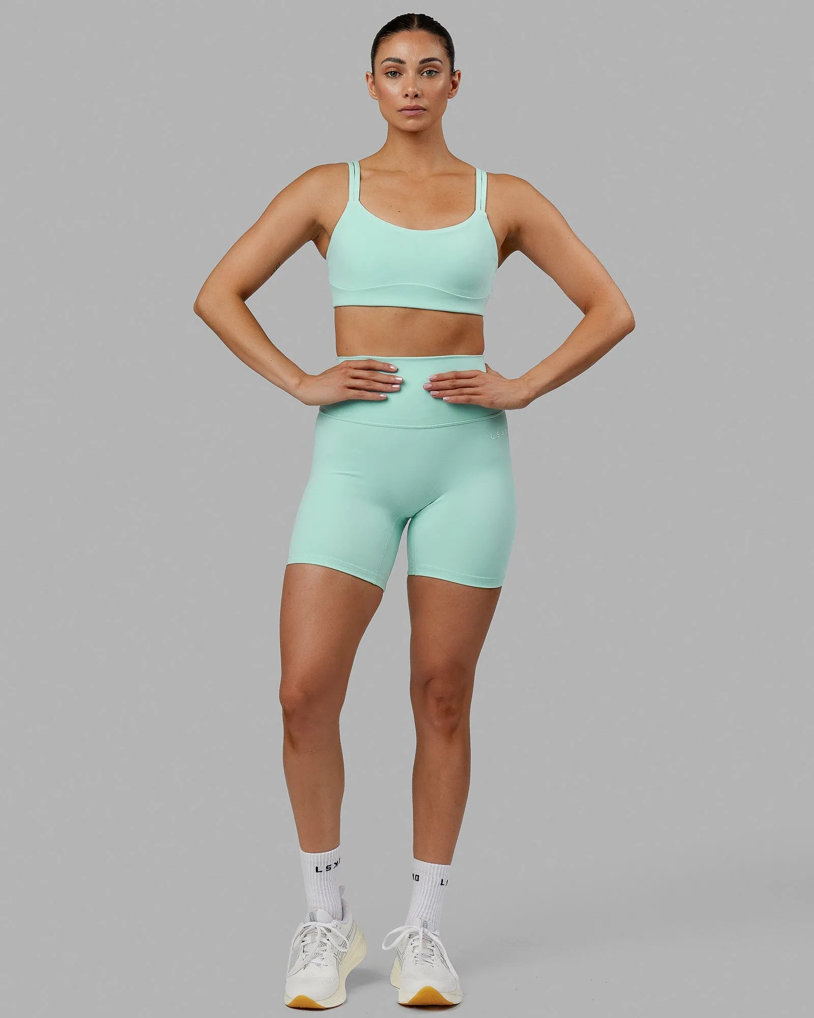 Base 2.0 Mid-Length Shorts - Pastel Turquoise