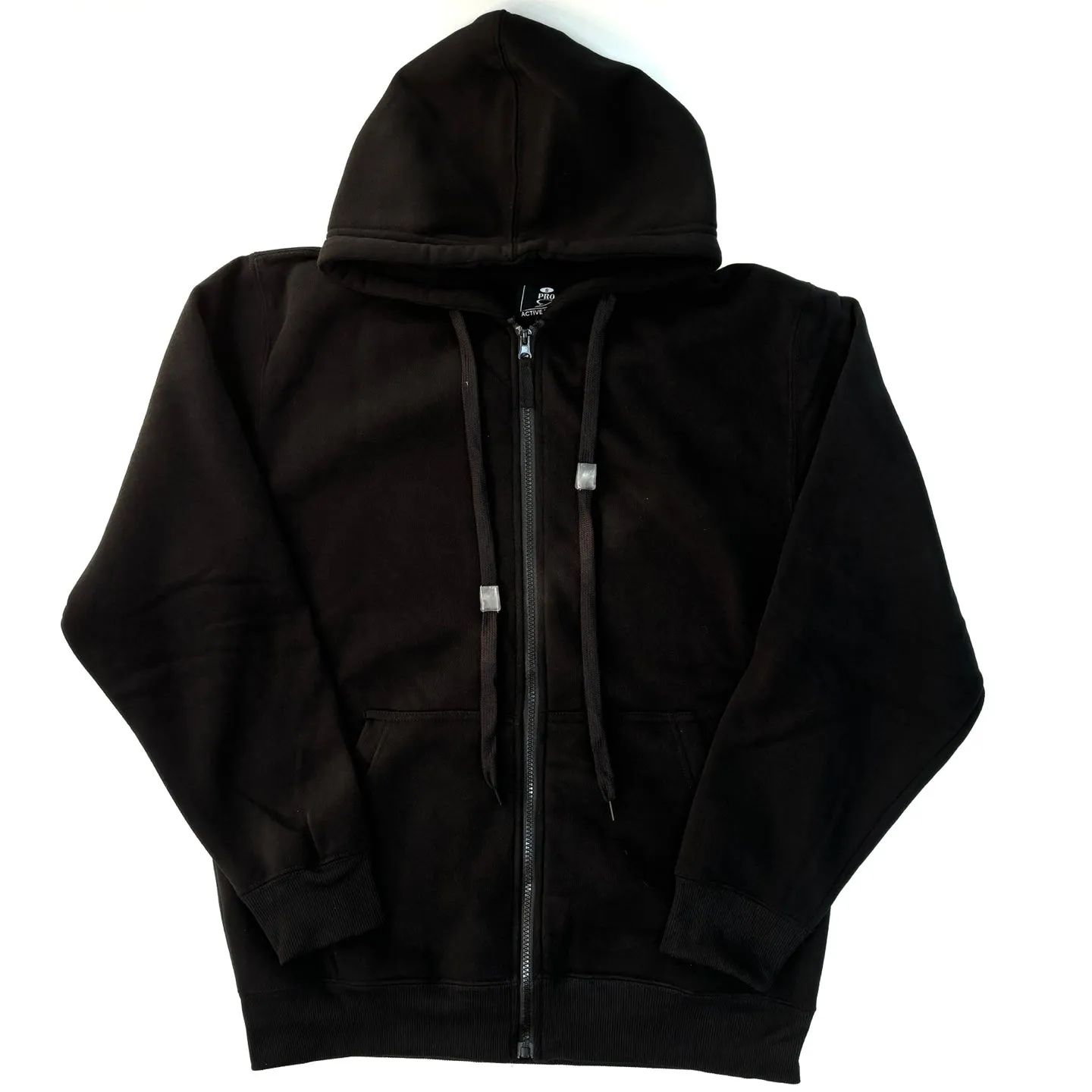 Basic Zip Up Fleece Hoodie Jacket