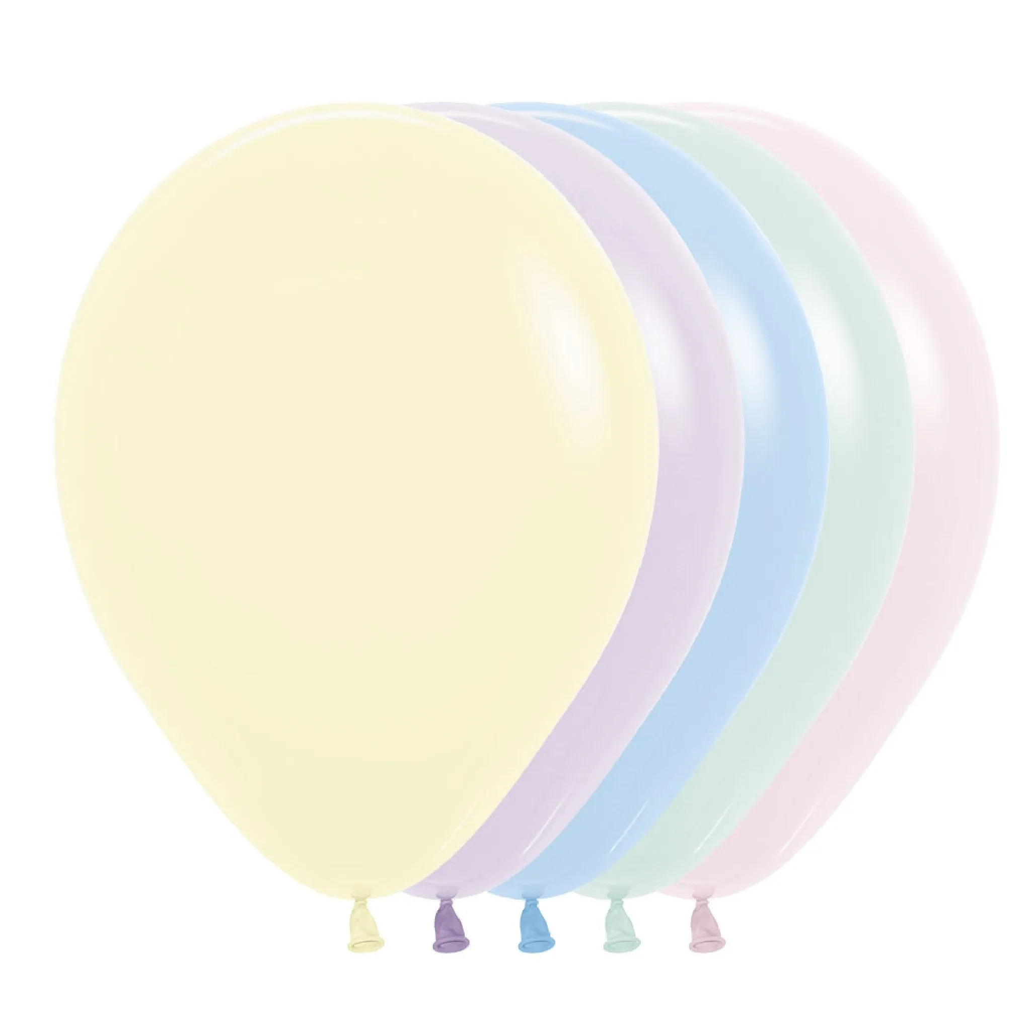 Betallatex Matte Pastel Latex Balloons | 5 Inch | Package 10