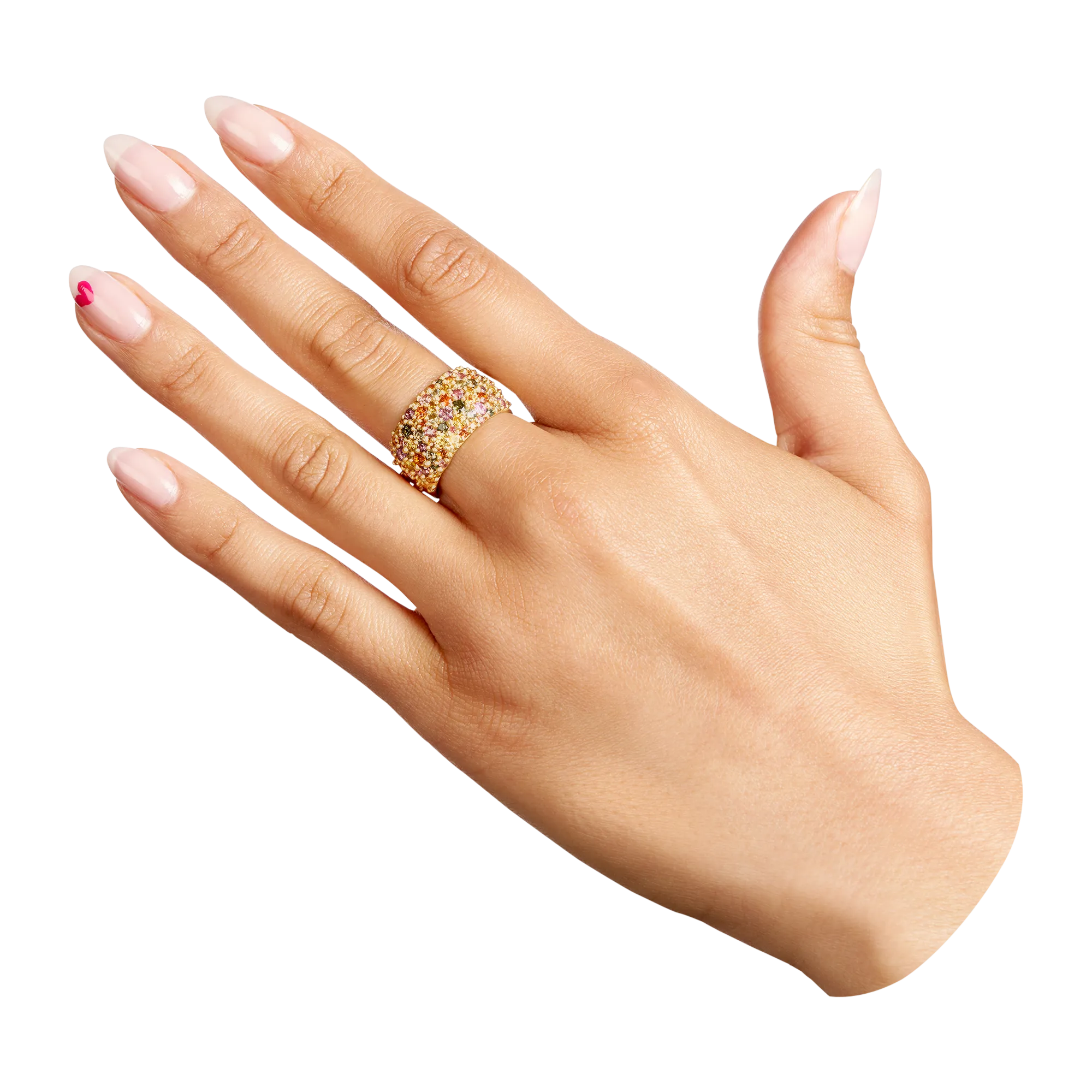 Blossom Crush River Barrel Ring - Size 7 - 11452