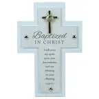 Blue Baptism Cross