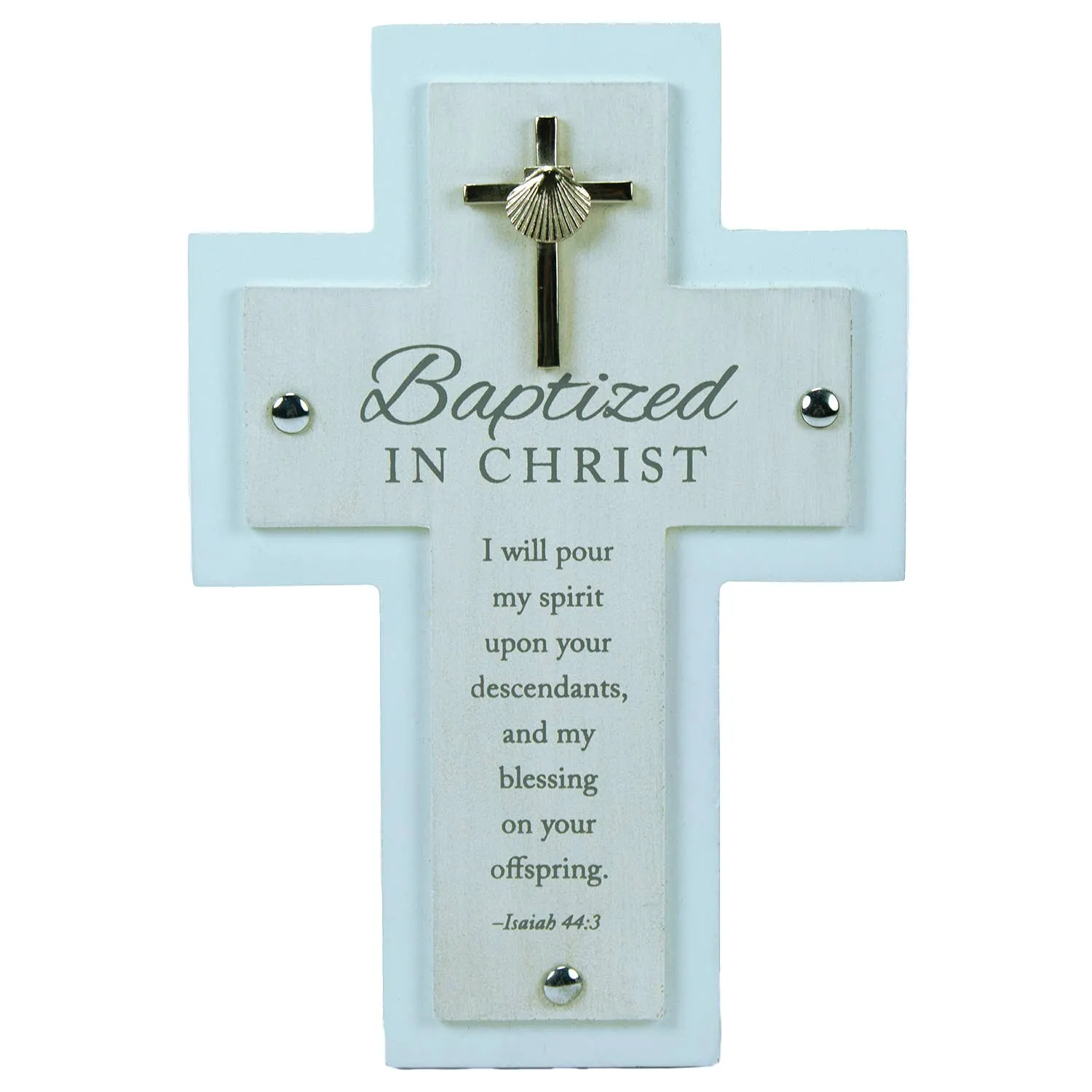 Blue Baptism Cross