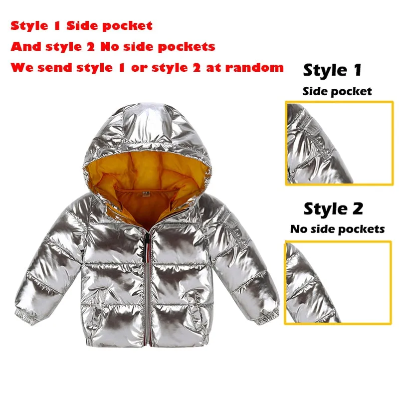 Boys And Girls Winter Jacket For Kids Down Cotton