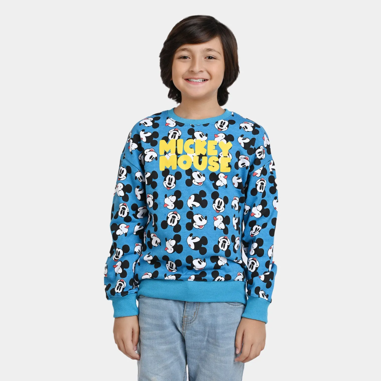 Boys Fleece Sweatshirt Character-Blue