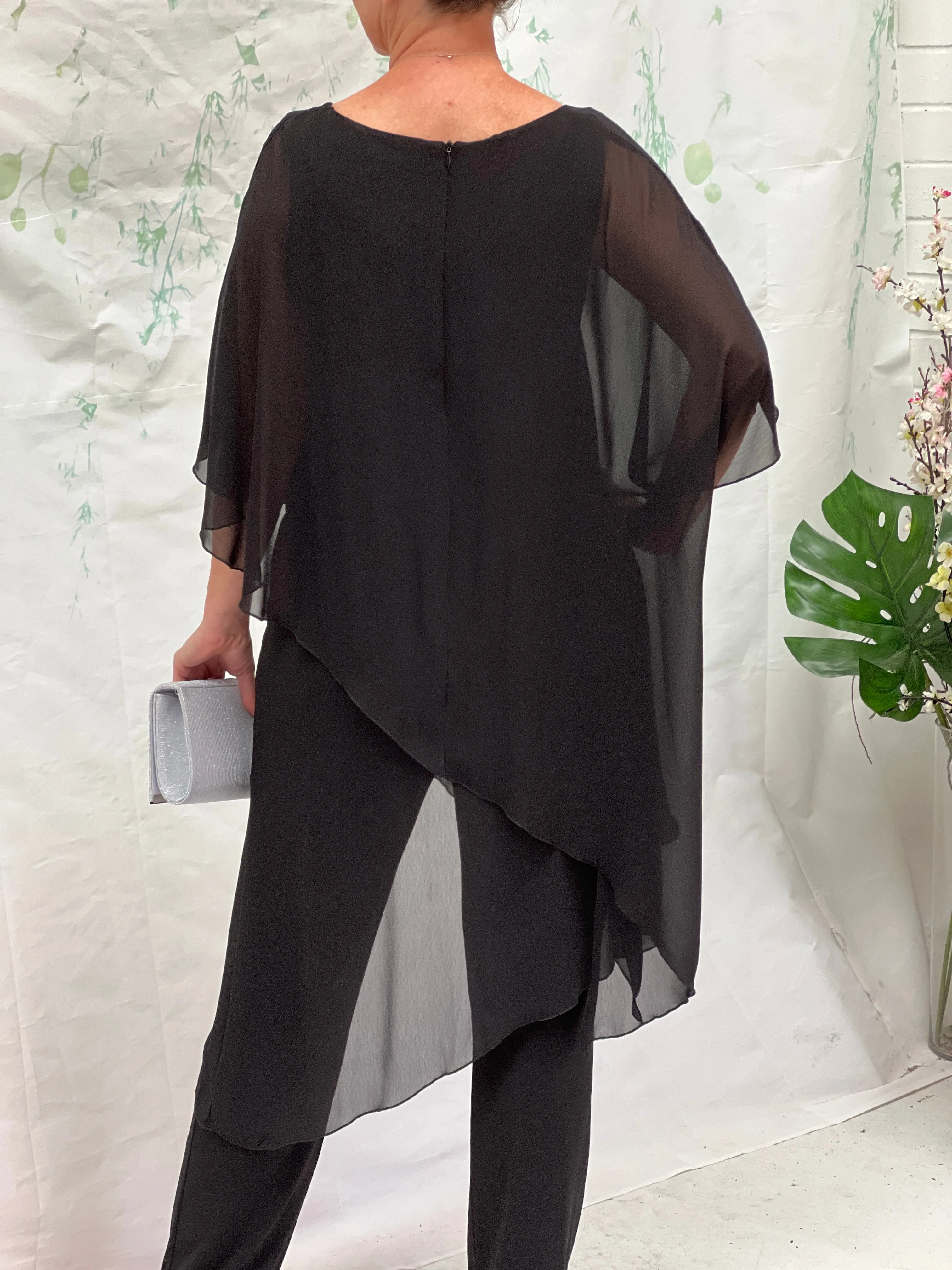 Cara Black Elegant Jumpsuit