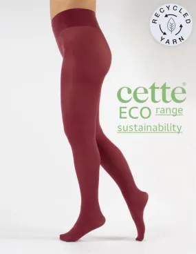 Cette ECO 70 Denier Dublin Plus Size Tights Red Chilli Pepper