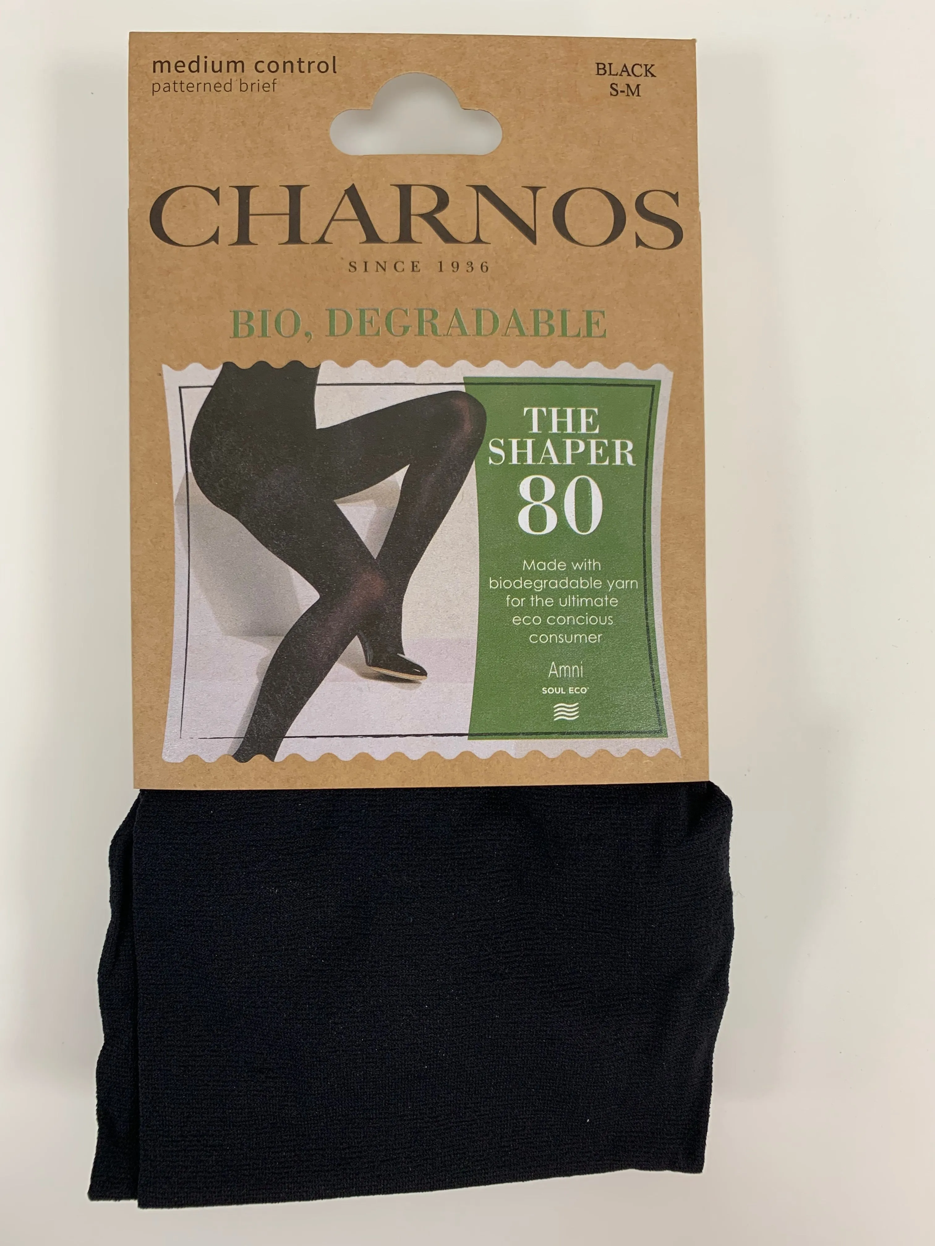 Charnos BioDegradable 80 Denier Opaque Control Top Tights - The Shaper