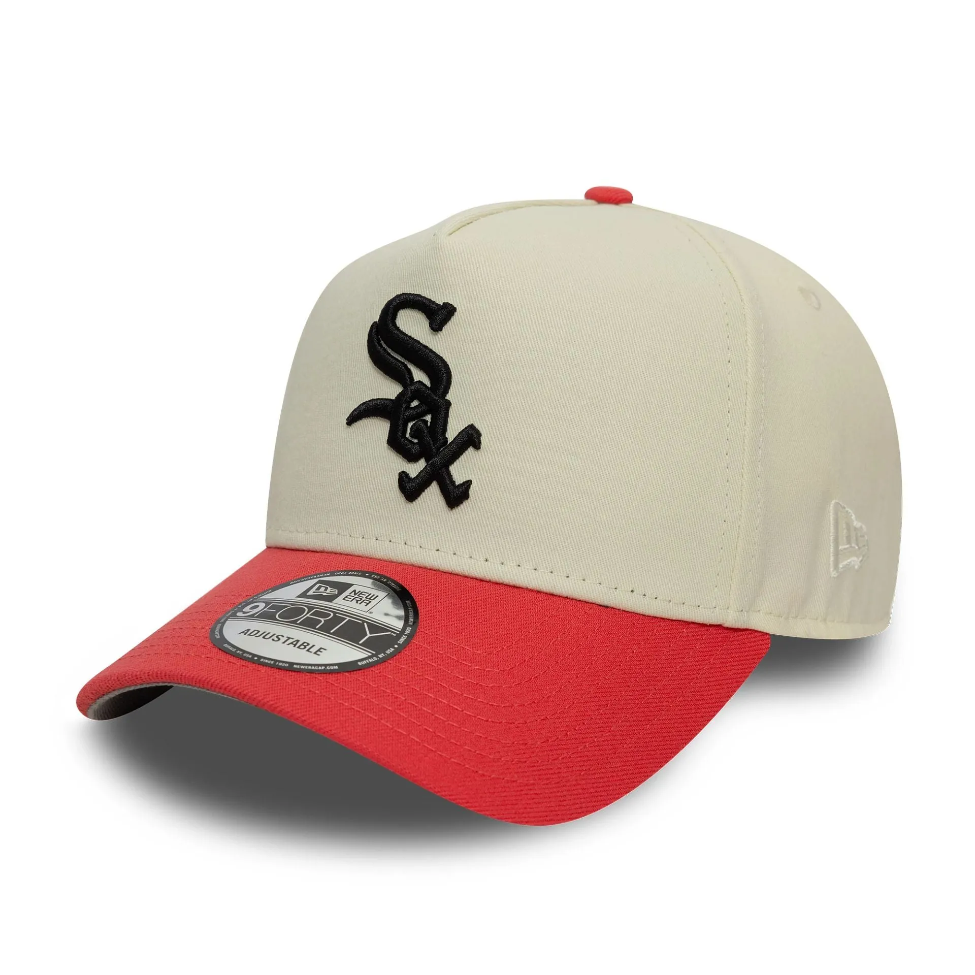 Chicago White Sox MLB Pastel Light Beige 9FORTY A-Frame Adjustable Cap