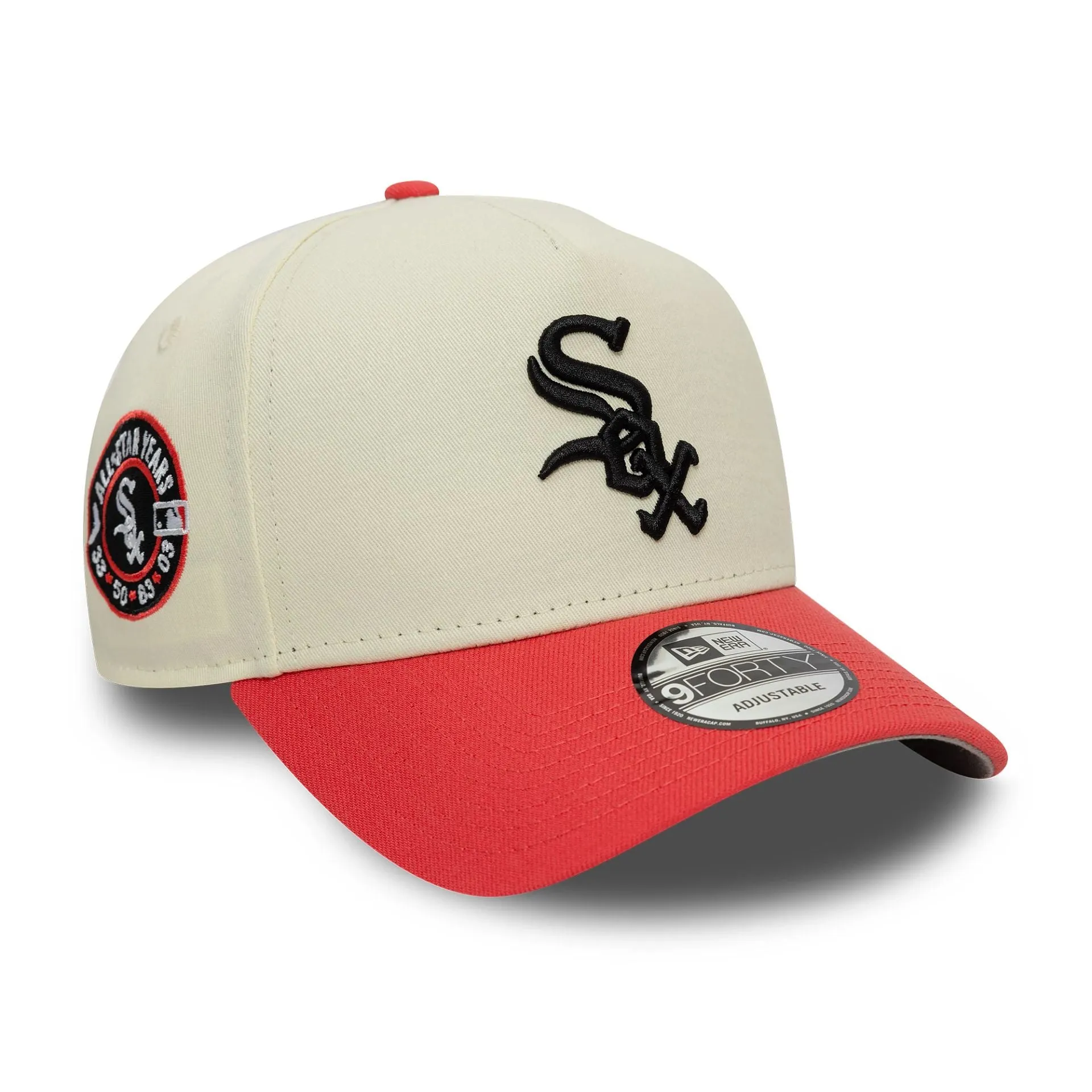 Chicago White Sox MLB Pastel Light Beige 9FORTY A-Frame Adjustable Cap