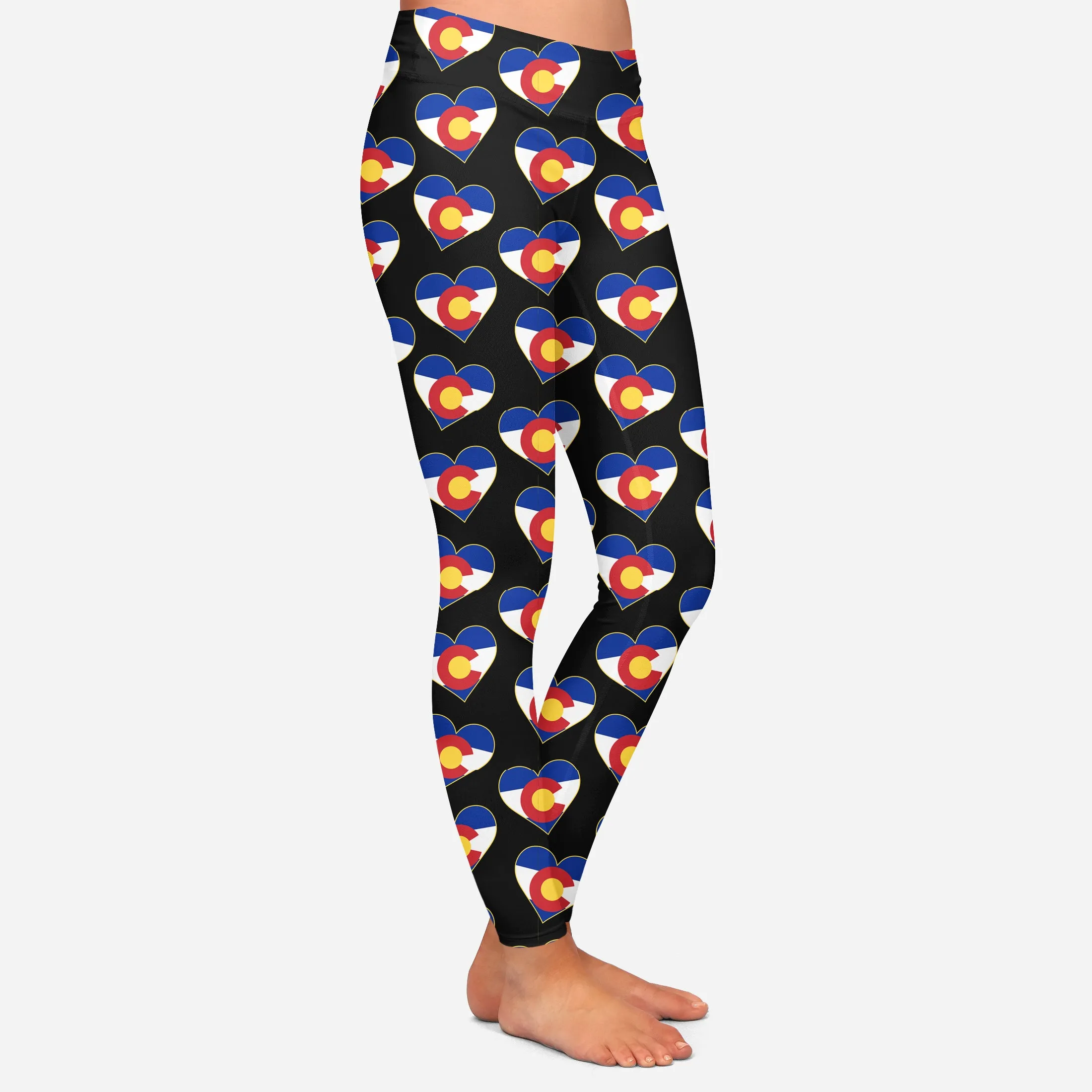 Colorado Love (Exclusive) - High-quality Handcrafted Vibrant Leggings