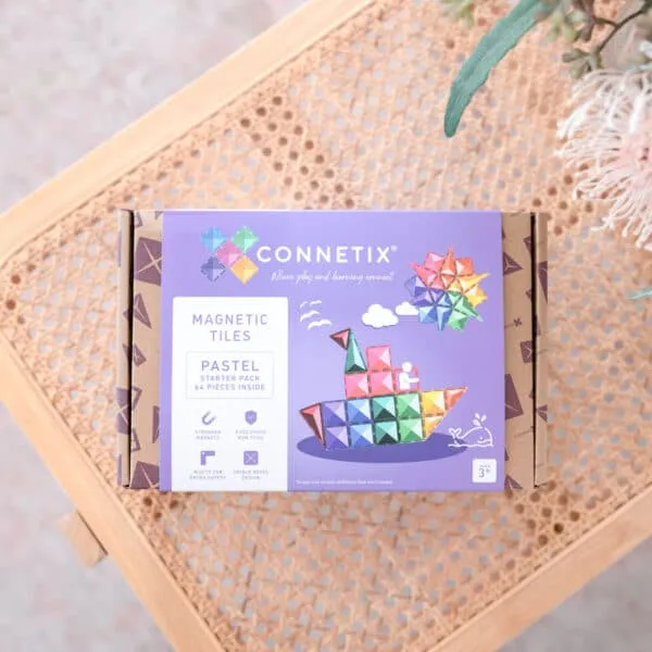 Connetix pastel starter pack 64 piece