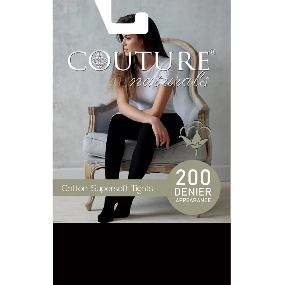 Couture Naturals Cotton Supersoft Tights 200 Denier