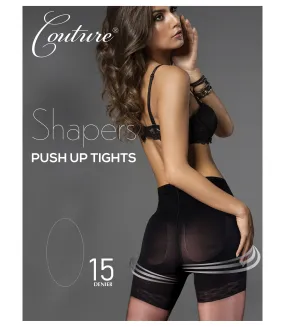 Couture Shapers Bottom Lift Push Up Tights 15 Denier