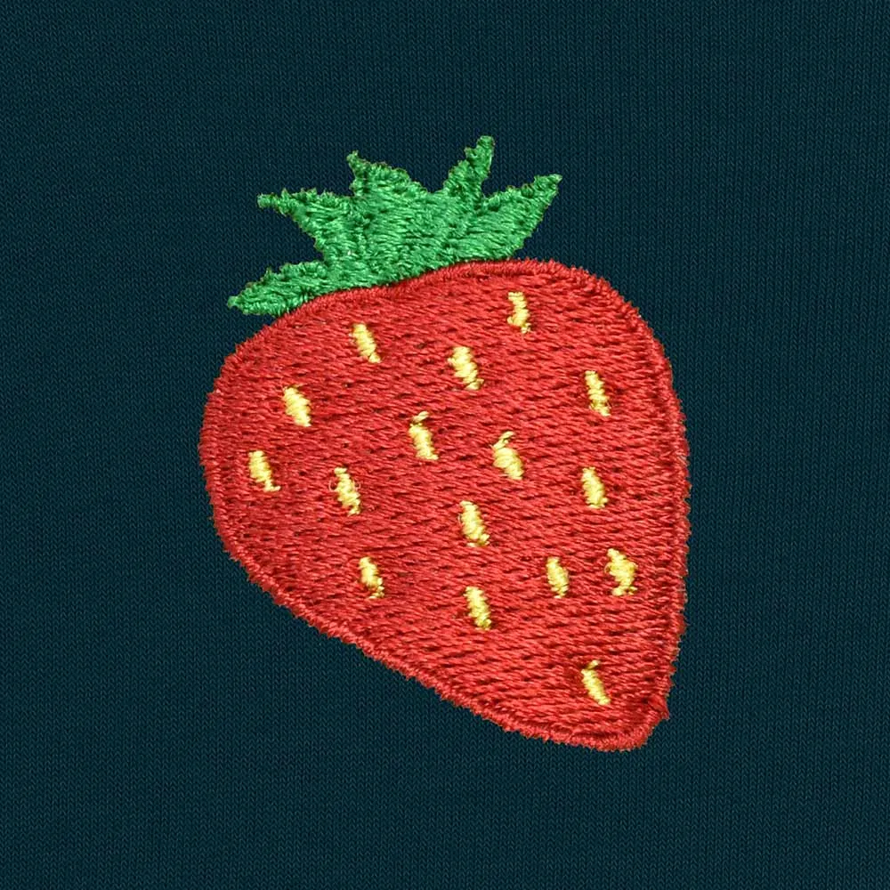 Dalix Strawberry Cropped Hoodie