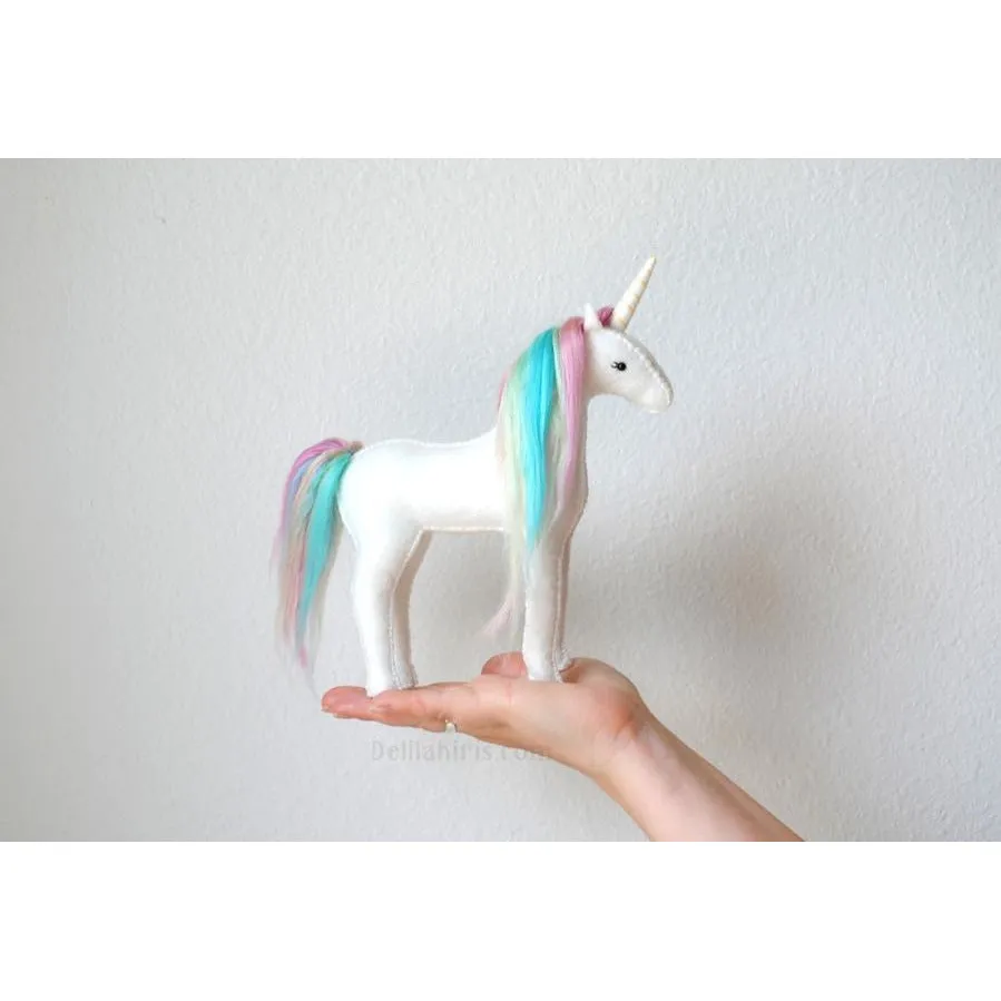 DelilahIris Designs ~ Pastel Rainbow Unicorn Sewing Kit