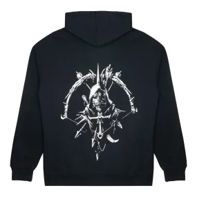 Diablo IV Rogue Sigil Black Zip-Up Hoodie