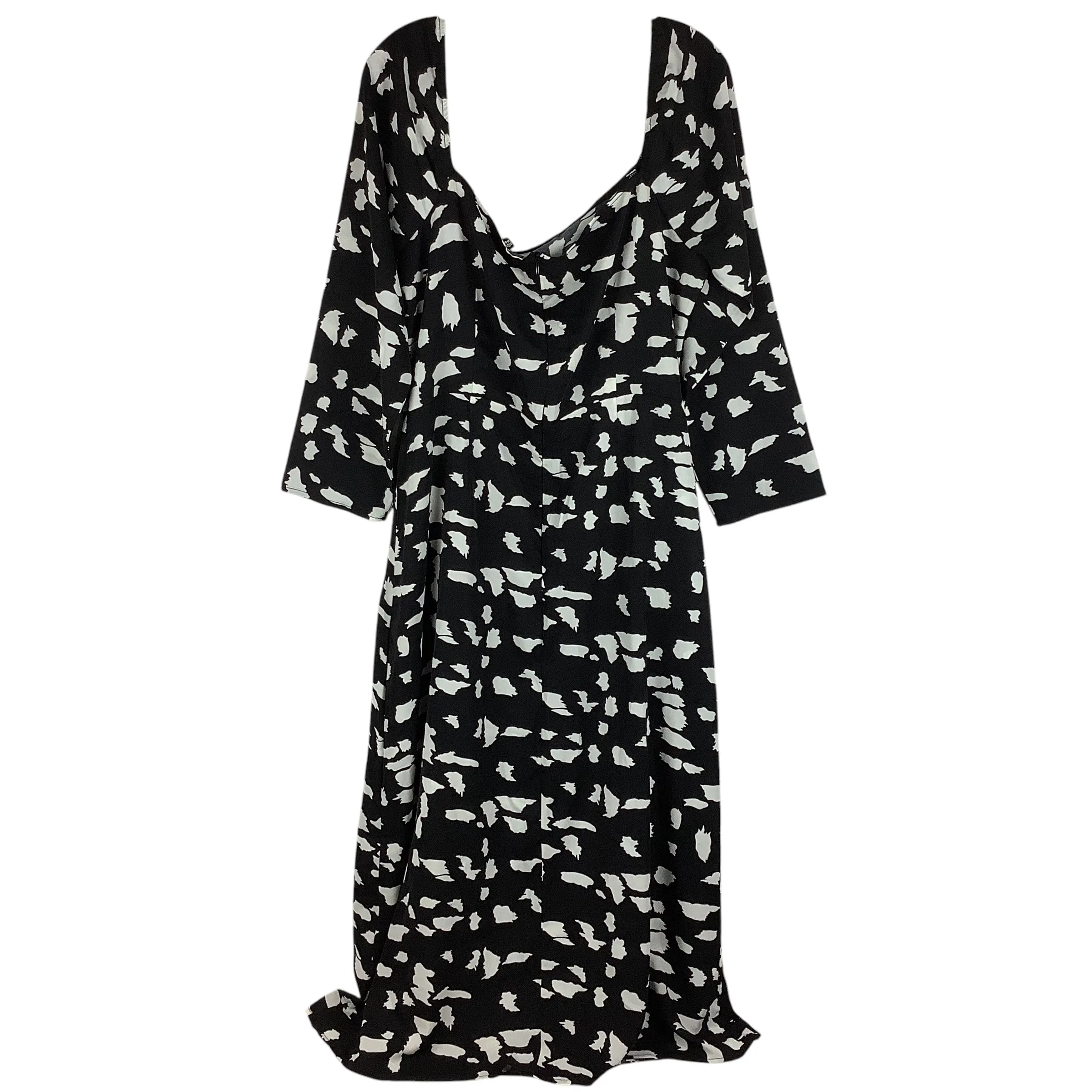 Dress Casual Maxi By Missguided In Black, Size: Xl (16)