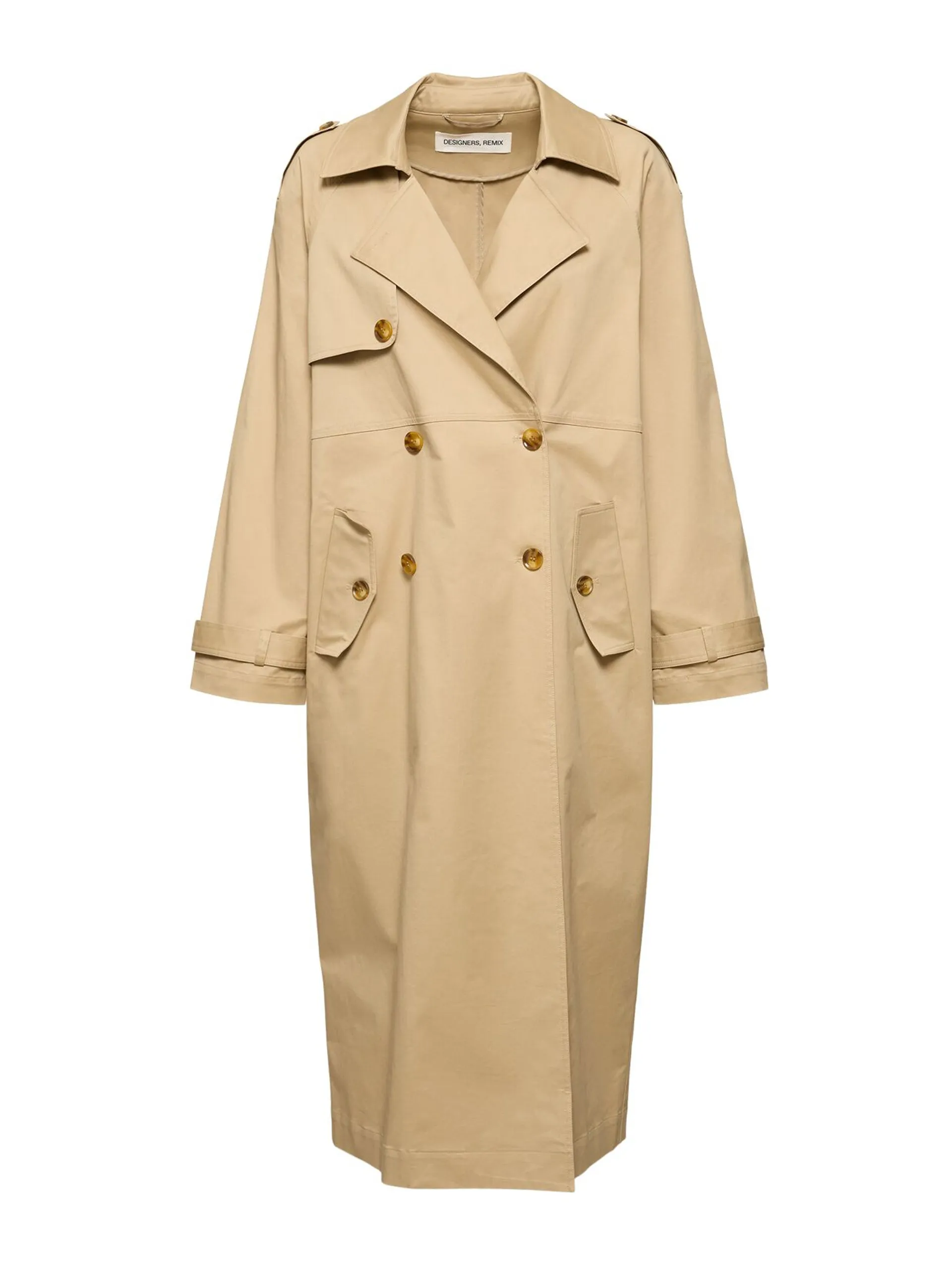 Dylan cotton blend trench coat