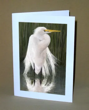 Egret Notecard