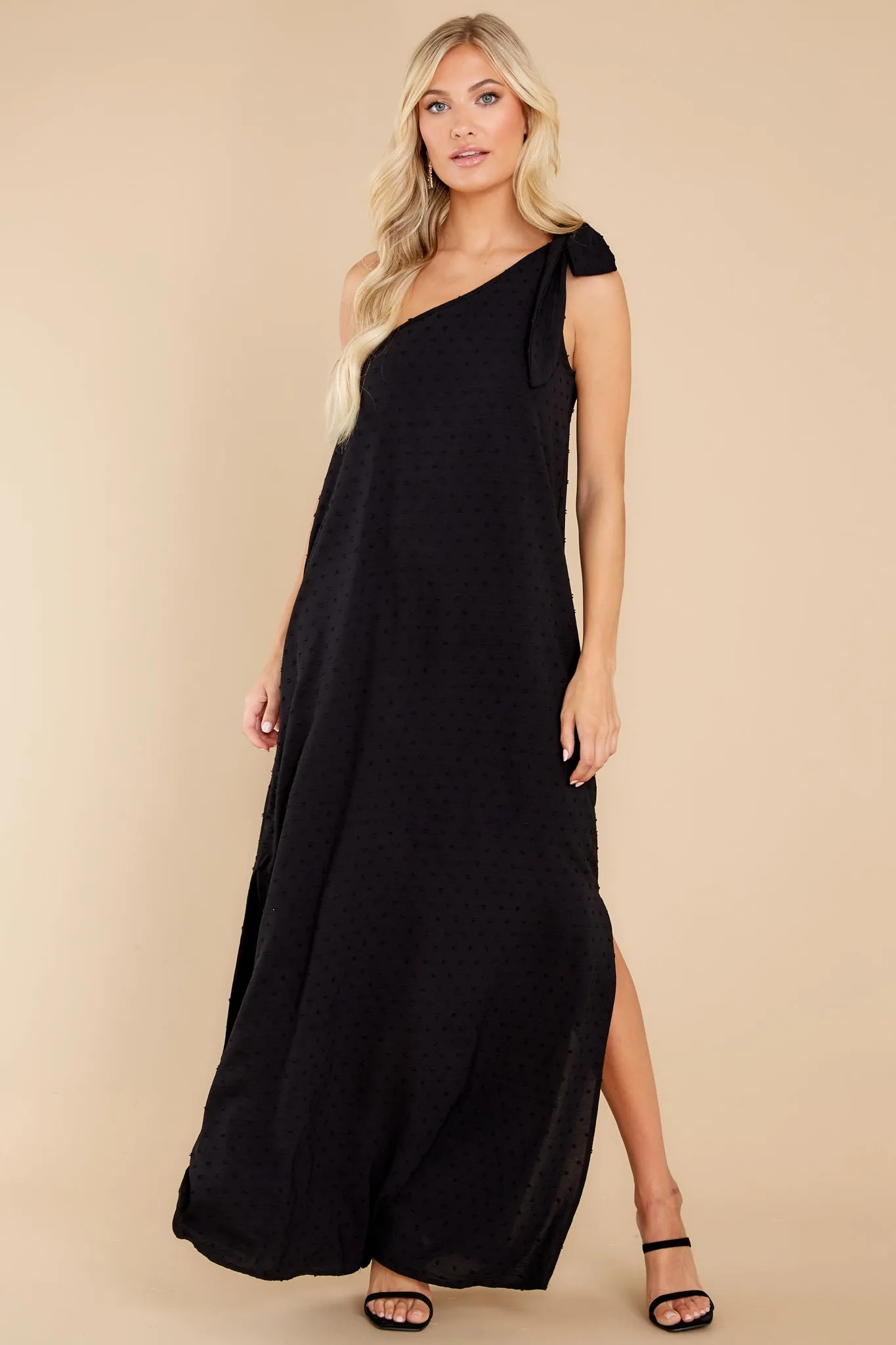 Elegance Is Everything Black Maxi Dress