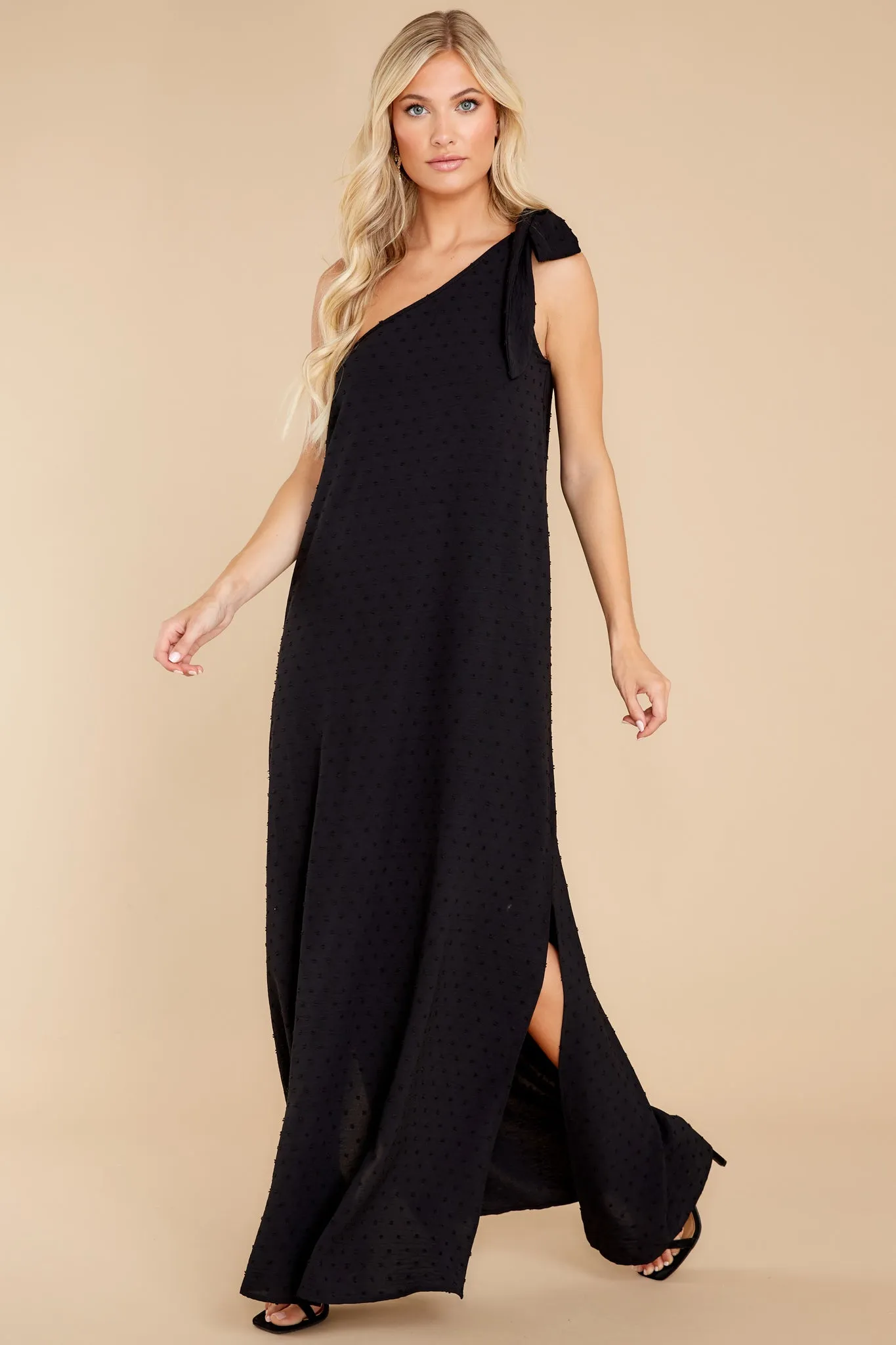 Elegance Is Everything Black Maxi Dress