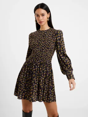 FRENCH CONNECTION - Ingrid Eco Colette Crepe Smocked Mini Dress