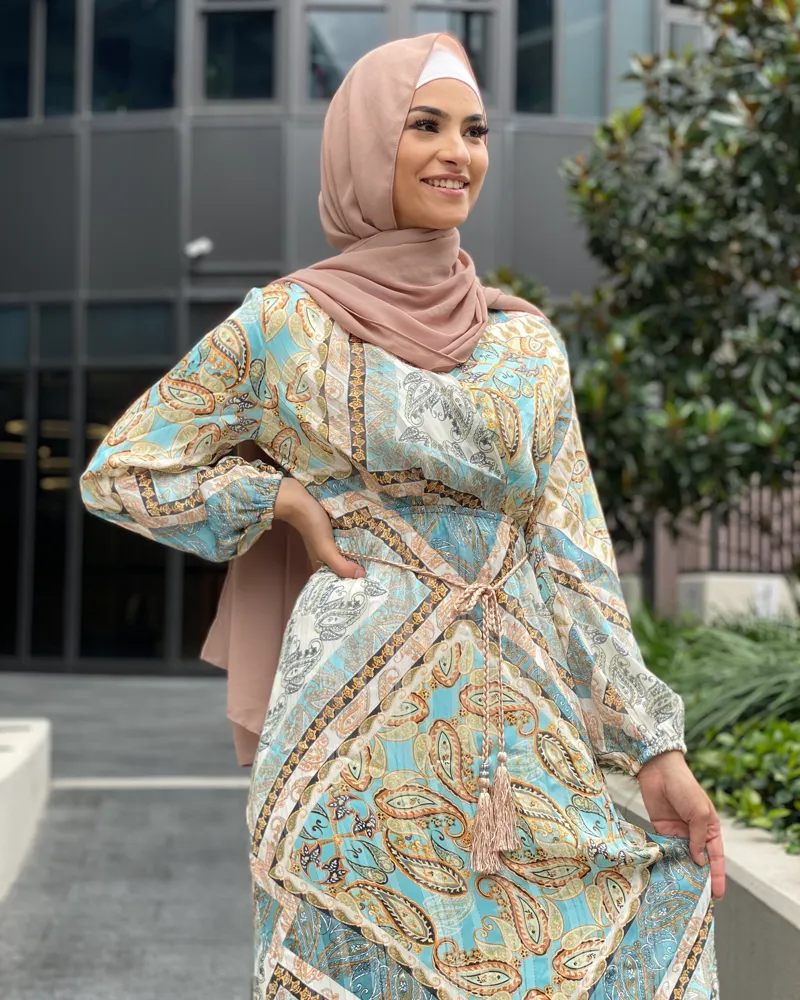 Gloria Paisley Dress