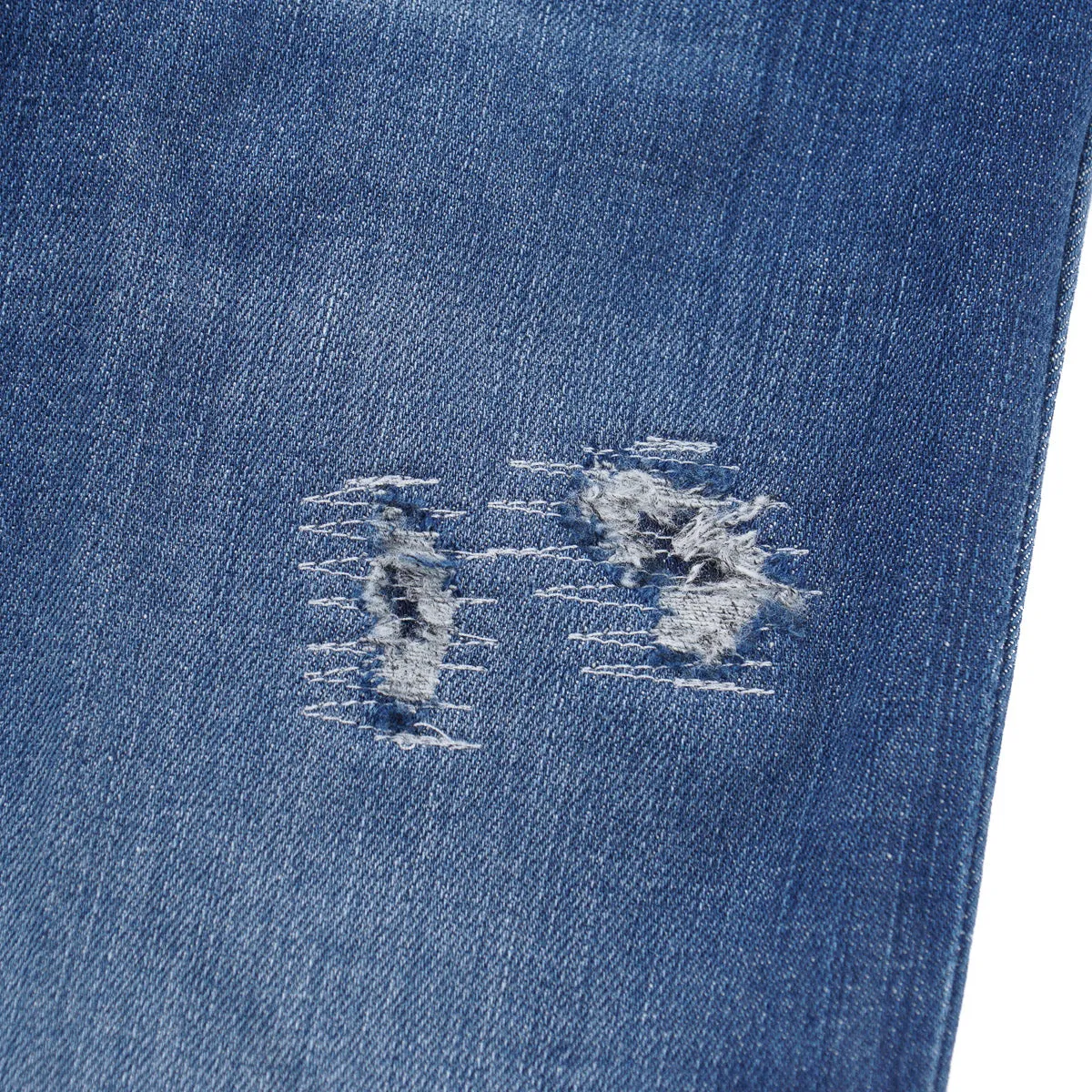 Handpicked 'Orvieto' Slim-Fit Distressed Denim Jeans