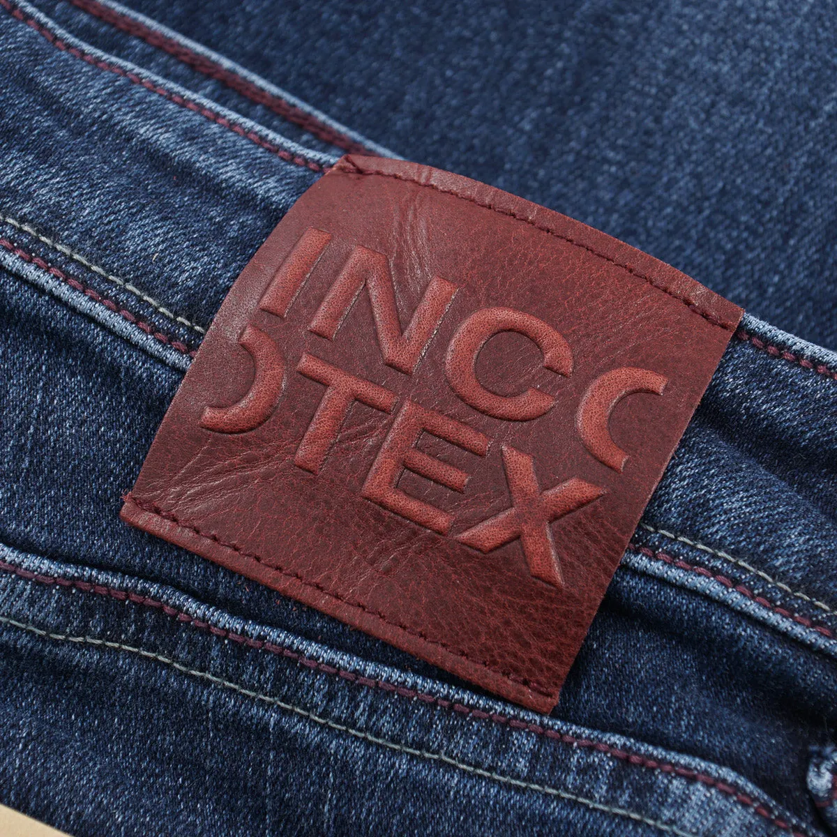 Incotex Slim-Fit Dark Blue Denim Jeans