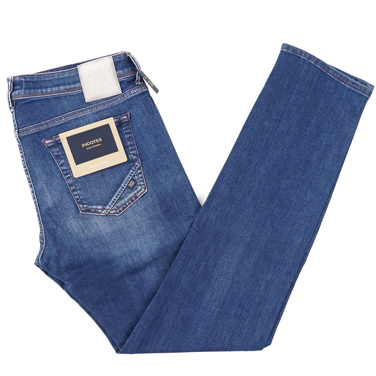 Incotex Slim Straight Fit Selvedge Denim Jeans