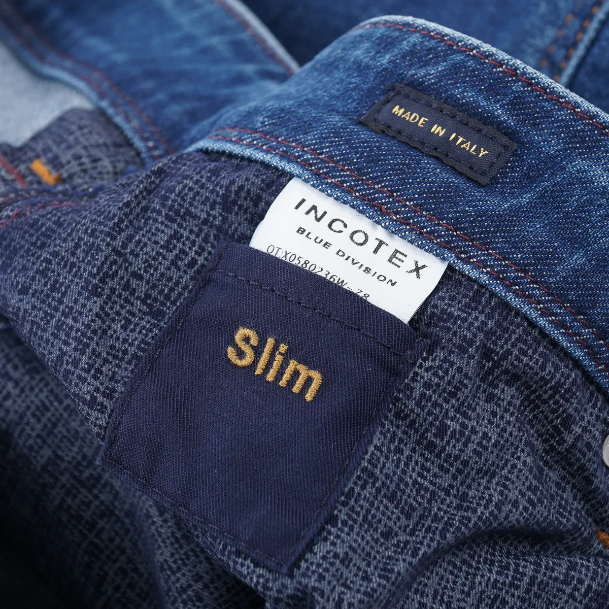 Incotex Slim Straight Fit Selvedge Denim Jeans