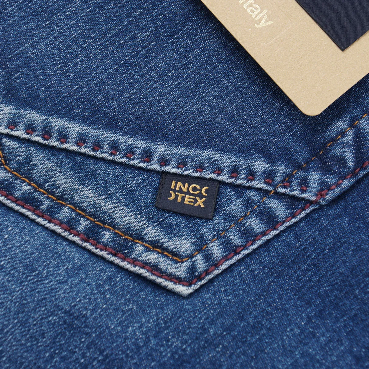 Incotex Slim Straight Fit Selvedge Denim Jeans