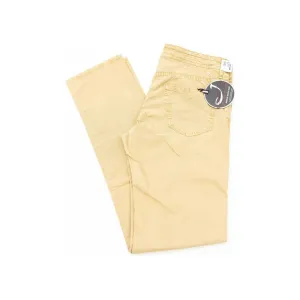 Jacob Cohen Beige Cotton Men Jean